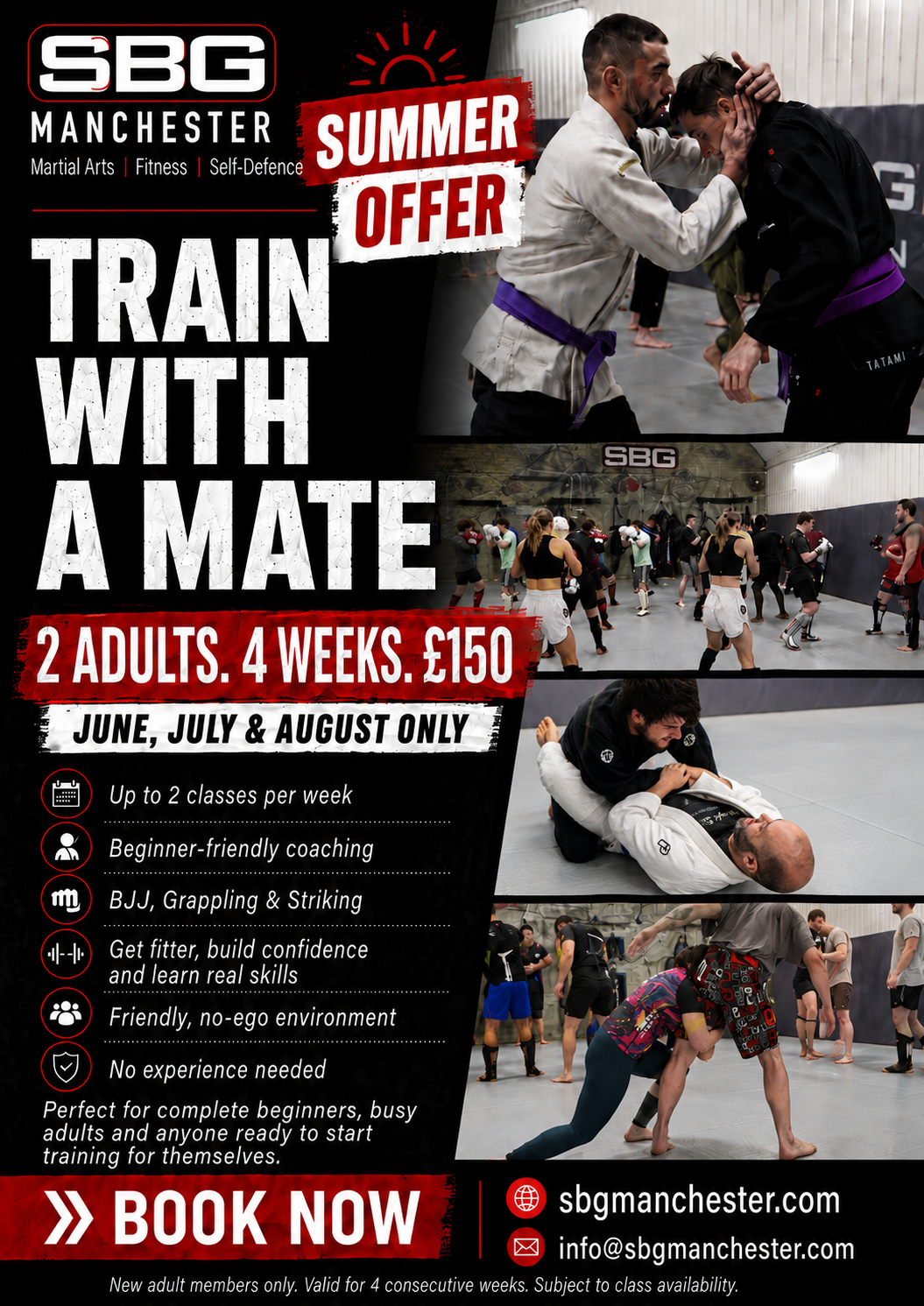 Train With a Mate — 2 Adults, 4 Weeks