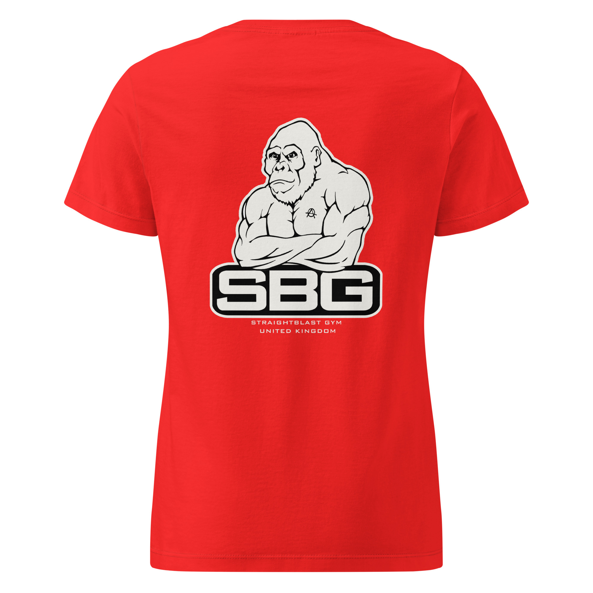 SBG UK Ladies Tee Shirt Red - Image 2