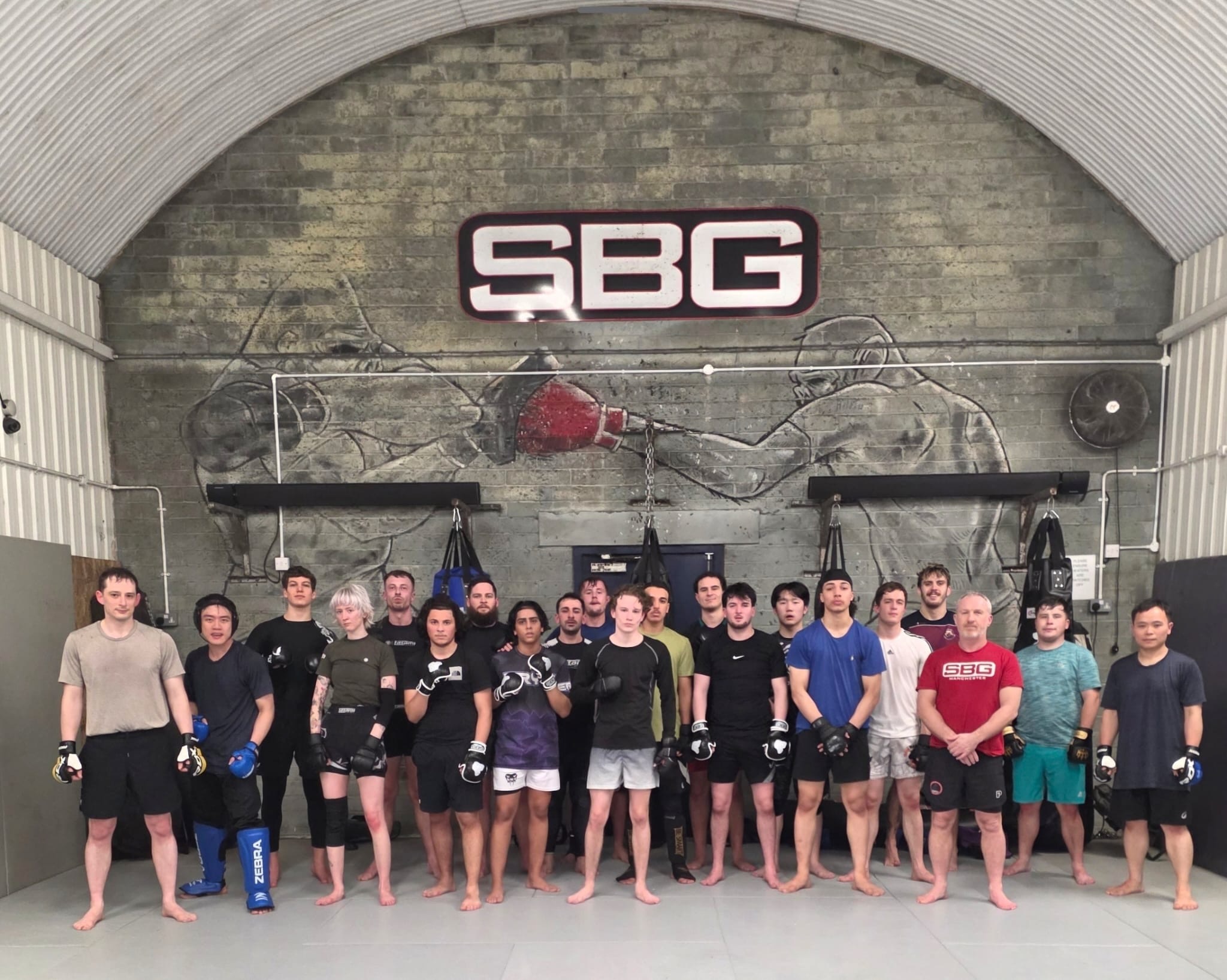 Beginners MMA training at SBG Manchester